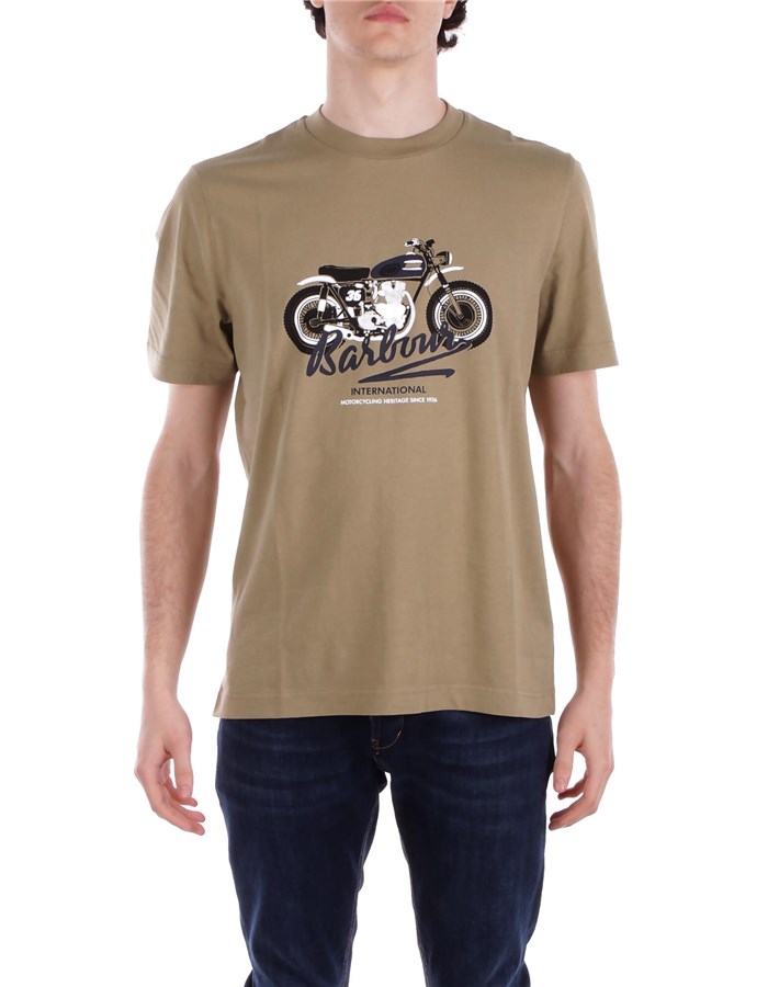 BARBOUR T-shirt Manica Corta MTS1388 MTS Olive